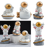 Maxbell Spaceman Figurine Educational Themed Art for Themed Party Decor Housewarming Sitting Airship