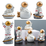 Maxbell Spaceman Figurine Educational Themed Art for Themed Party Decor Housewarming Sitting Airship