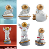 Maxbell Spaceman Figurine Educational Themed Art for Themed Party Decor Housewarming Sitting Airship