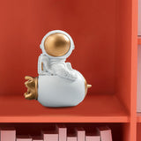 Maxbell Spaceman Figurine Educational Themed Art for Themed Party Decor Housewarming Sitting Rocket