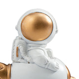 Maxbell Spaceman Figurine Educational Themed Art for Themed Party Decor Housewarming Sitting Rocket