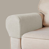 Maxbell 2x Sofa Armrest Covers Washable Stretchable Armrest Cover for recliner Dark Grey