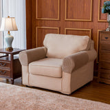 Maxbell 2x Sofa Armrest Covers Washable Stretchable Armrest Cover for recliner Dark Grey