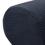 Maxbell 2x Sofa Armrest Covers Washable Stretchable Armrest Cover for recliner Black