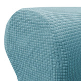 Maxbell 2x Sofa Armrest Covers Washable Stretchable Armrest Cover for recliner Blue