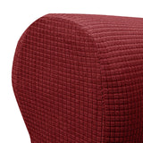 Maxbell Armchair Covers Furniture Protector Arm Covers for Bedroom  Wine Red