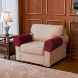 Maxbell Armchair Covers Furniture Protector Arm Covers for Bedroom  Wine Red