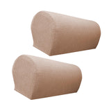 Maxbell Armchair Covers Furniture Protector Arm Covers for Bedroom  Light Brown