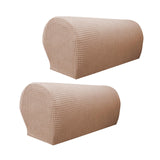 Maxbell Armchair Covers Furniture Protector Arm Covers for Bedroom  Light Brown