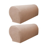 Maxbell Armchair Covers Furniture Protector Arm Covers for Bedroom  Light Brown