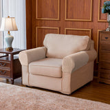 Maxbell Armchair Covers Furniture Protector Arm Covers for Bedroom  Light Brown