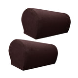 Maxbell Armchair Covers Furniture Protector Arm Covers for Bedroom  Dark Brown