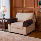 Maxbell Armchair Covers Furniture Protector Arm Covers for Bedroom  Dark Brown