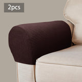 Maxbell Armchair Covers Furniture Protector Arm Covers for Bedroom  Dark Brown