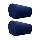 Maxbell Armchair Covers Furniture Protector Arm Covers for Bedroom  Dark Blue