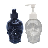 Maxbell Skull Shape Soap Dispenser Shower Gel Reusable Empty Bottle Transparent