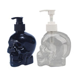 Maxbell Skull Shape Soap Dispenser Shower Gel Reusable Empty Bottle Transparent