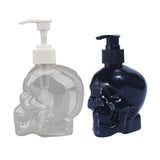 Maxbell Skull Shape Soap Dispenser Shower Gel Reusable Empty Bottle Transparent