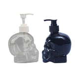 Maxbell Skull Shape Soap Dispenser Shower Gel Reusable Empty Bottle Transparent