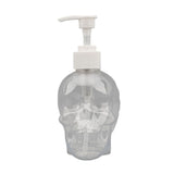 Maxbell Skull Shape Soap Dispenser Shower Gel Reusable Empty Bottle Transparent