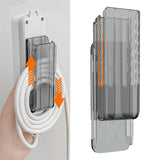 Maxbell Socket Fixer Cable Management Organizer Self Adhesived office Household Transparent