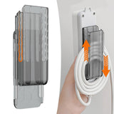 Maxbell Socket Fixer Cable Management Organizer Self Adhesived office Household Transparent