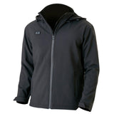 Maxbell 4 Areas Heated Jacket Outwear Zip Hoodie Hooded Workwear Long Sleeves Jacket XL