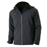 Maxbell 4 Areas Heated Jacket Outwear Zip Hoodie Hooded Workwear Long Sleeves Jacket XL