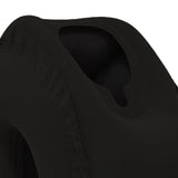 Maxbell Inflatable Travel Pillow Office Neck Pillow for Sleeping Traveling Black
