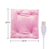 Maxbell Electric Heating Pad Comfortable USB Warm for Car Bedroom  Pink