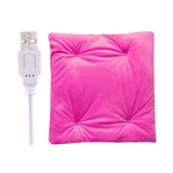 Maxbell Electric Heating Pad Comfortable USB Warm for Car Bedroom  Rose Red