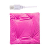 Maxbell Electric Heating Pad Comfortable USB Warm for Car Bedroom  Rose Red
