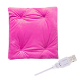 Maxbell Electric Heating Pad Comfortable USB Warm for Car Bedroom  Rose Red