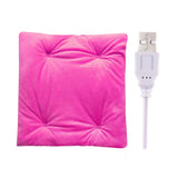 Maxbell Electric Heating Pad Comfortable USB Warm for Car Bedroom  Rose Red