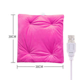 Maxbell Electric Heating Pad Comfortable USB Warm for Car Bedroom  Rose Red