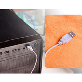 Maxbell Electric Heating Pad Comfortable USB Warm for Car Bedroom  Orange