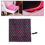 Maxbell Electric Heating Pad Comfortable USB Warm for Car Bedroom  Black Pink