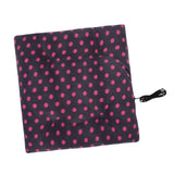 Maxbell Electric Heating Pad Comfortable USB Warm for Car Bedroom  Black Pink