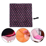Maxbell Electric Heating Pad Comfortable USB Warm for Car Bedroom  Black Pink