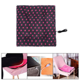 Maxbell Electric Heating Pad Comfortable USB Warm for Car Bedroom  Black Pink