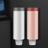 Maxbell Cup Dispenser Household Reusable Automatic Remover for Party Office Wall Gray