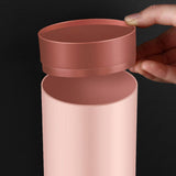 Maxbell Cup Dispenser Household Reusable Automatic Remover for Party Office Wall Pink