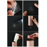 Maxbell Cup Dispenser Household Reusable Automatic Remover for Party Office Wall Pink