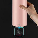 Maxbell Cup Dispenser Household Reusable Automatic Remover for Party Office Wall Pink