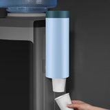 Maxbell Cup Dispenser Household Reusable Automatic Remover for Party Office Wall Blue