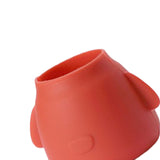 Maxbell 16Pcs Silicone Chair Leg Floor Protectors Replacable for Furniture Couch Round and Red