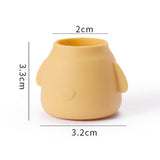 Maxbell 16Pcs Silicone Chair Leg Floor Protectors Replacable for Furniture Couch Round and Yellow