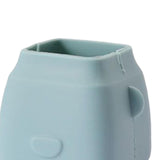 Maxbell 16Pcs Silicone Chair Leg Floor Protectors Replacable for Furniture Couch Square and Blue