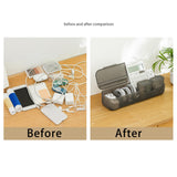 Maxbell Multifunctional Cable Management Box Cord Management for Cables Gray