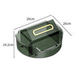 Maxbell Decorative Napkin Storage Organizer with Tray Napkin Holder for Desk Office
